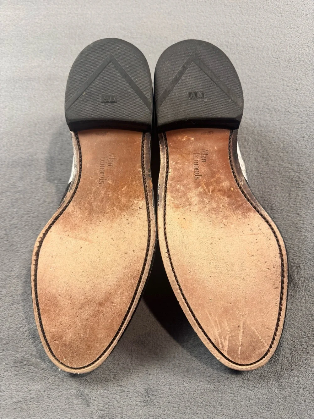 Allen Edmonds Broadstreet Two-Tone Black and White Spectator Wingtip Oxfords
